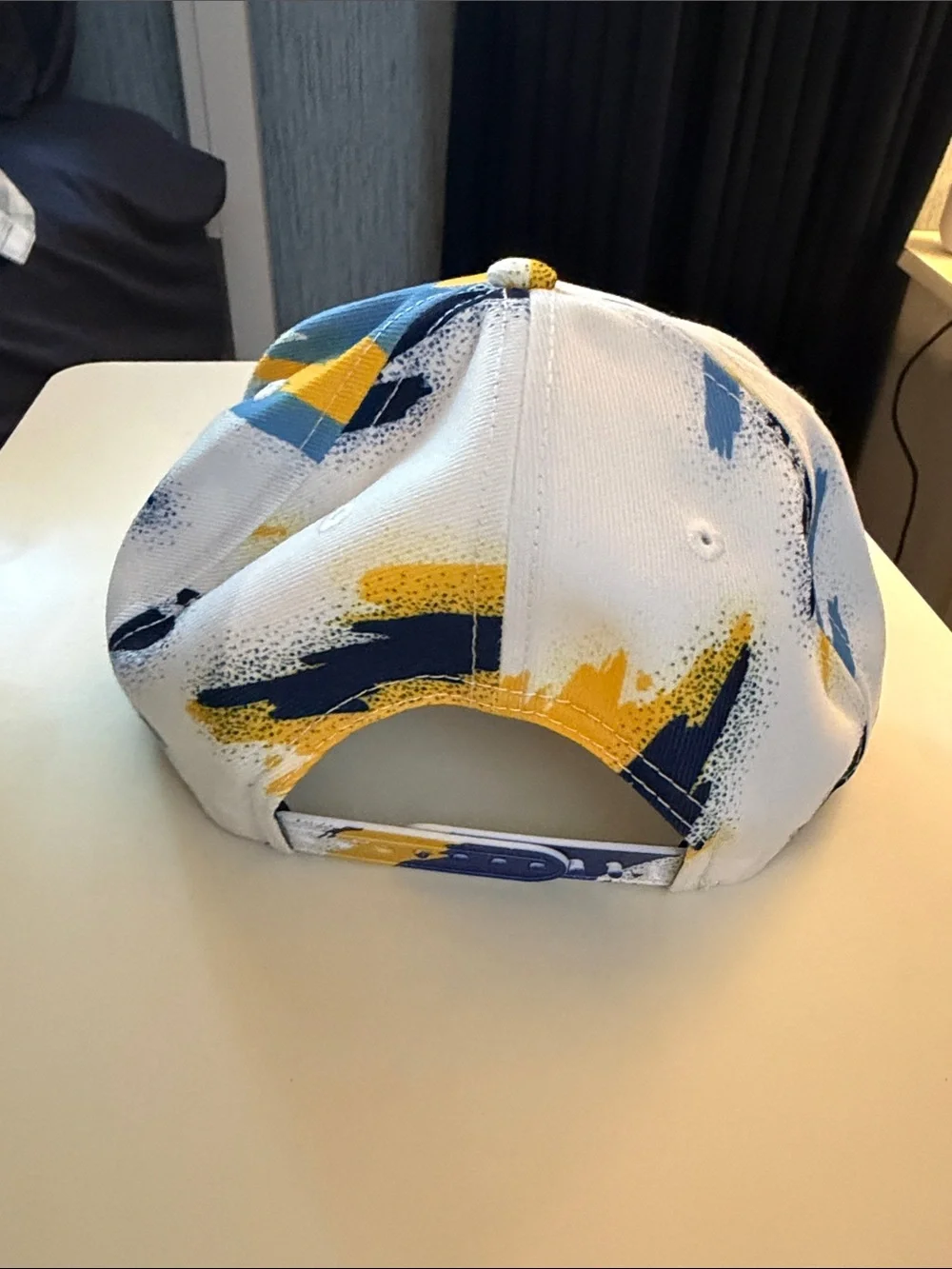 New Era Memphis Grizzlies White, Blue & Yellow Snapback
